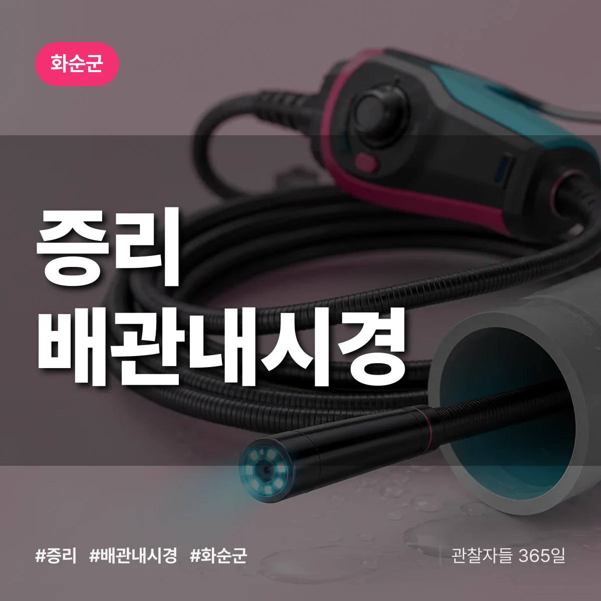 증리 배관내시경 배너