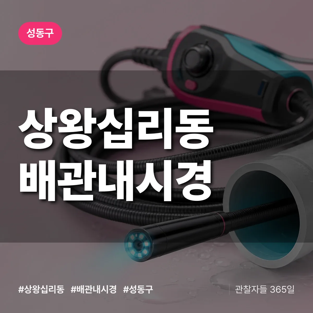 성동구 상왕십리동 배관내시경 상담 배너