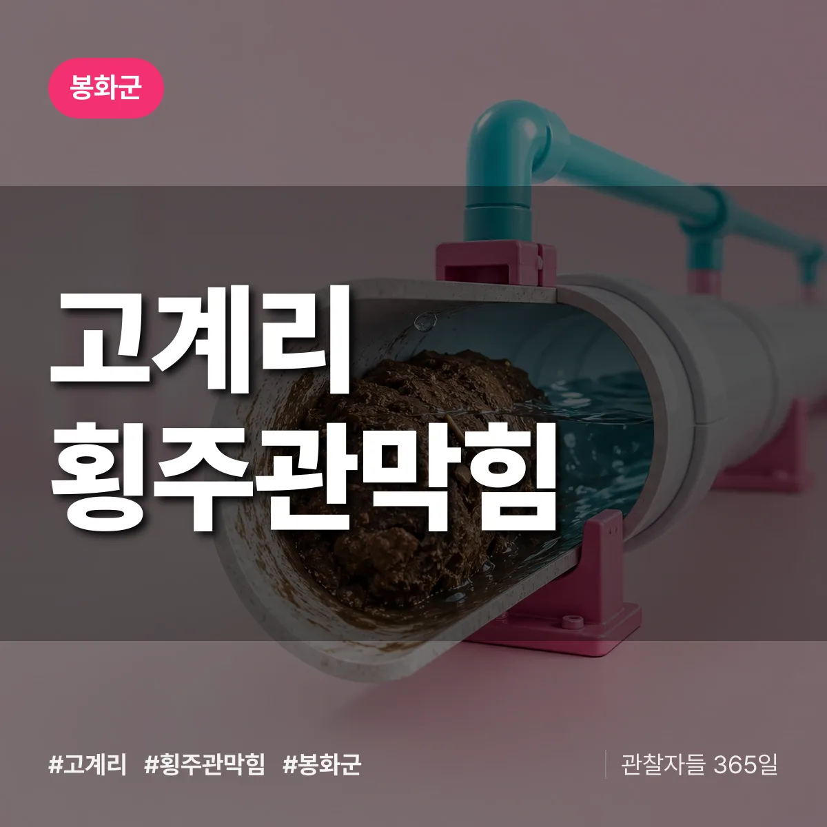 경북 봉화군 고계리 횡주관막힘 배너