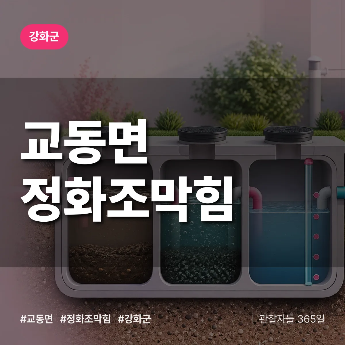 교동면 정화조막힘 배너