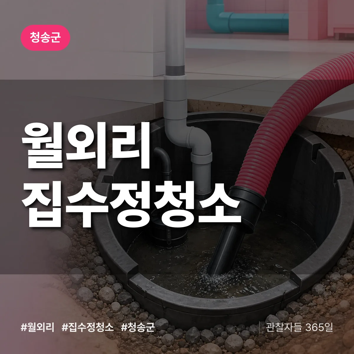 월외리 집수정청소 배너