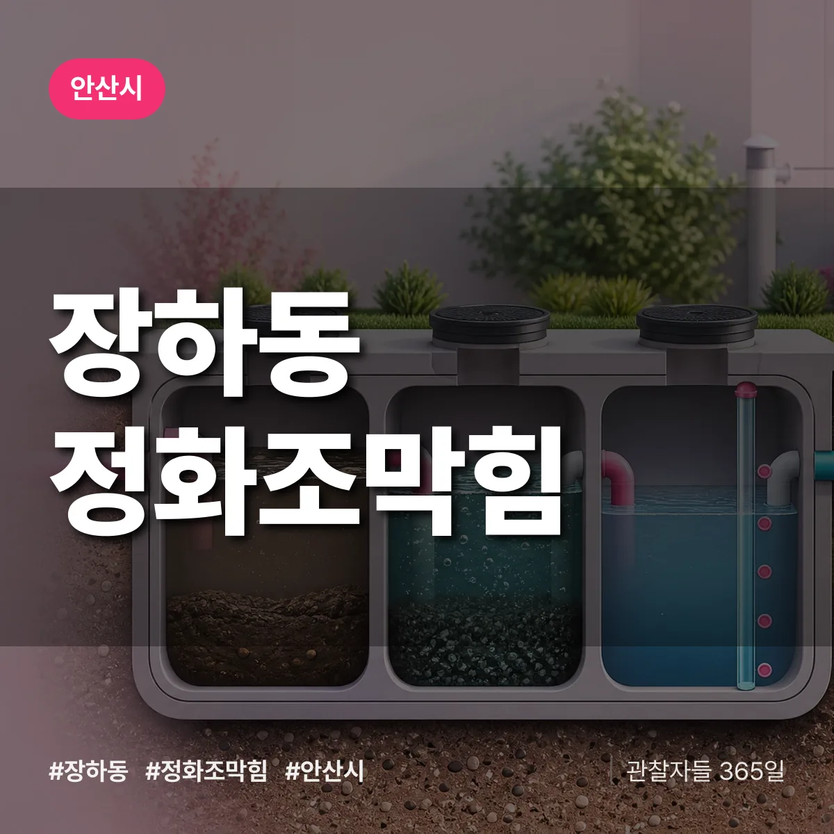 장하동 정화조막힘 배너
