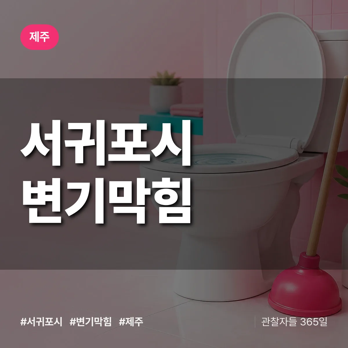 제주 서귀포시 변기막힘 상담 배너
