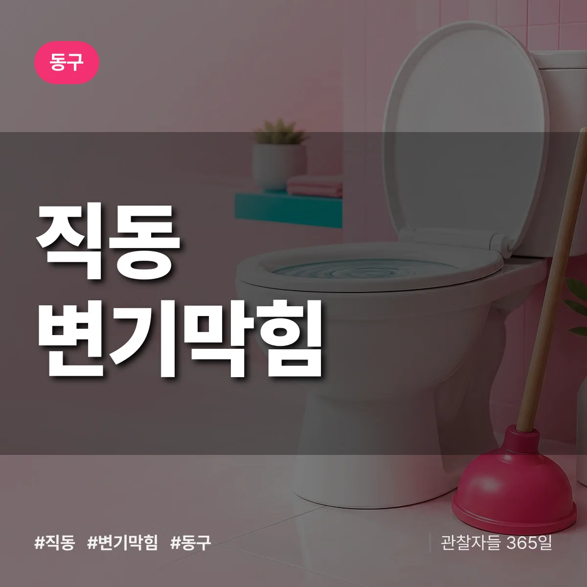 직동 변기막힘 배너