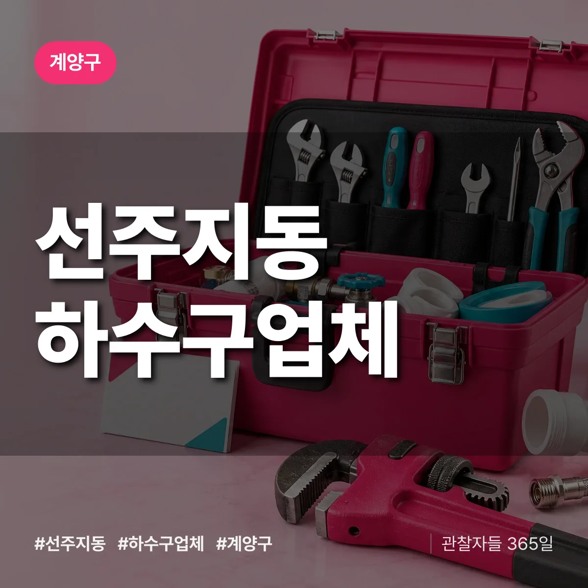 계양구 선주지동 하수구업체 상담 배너