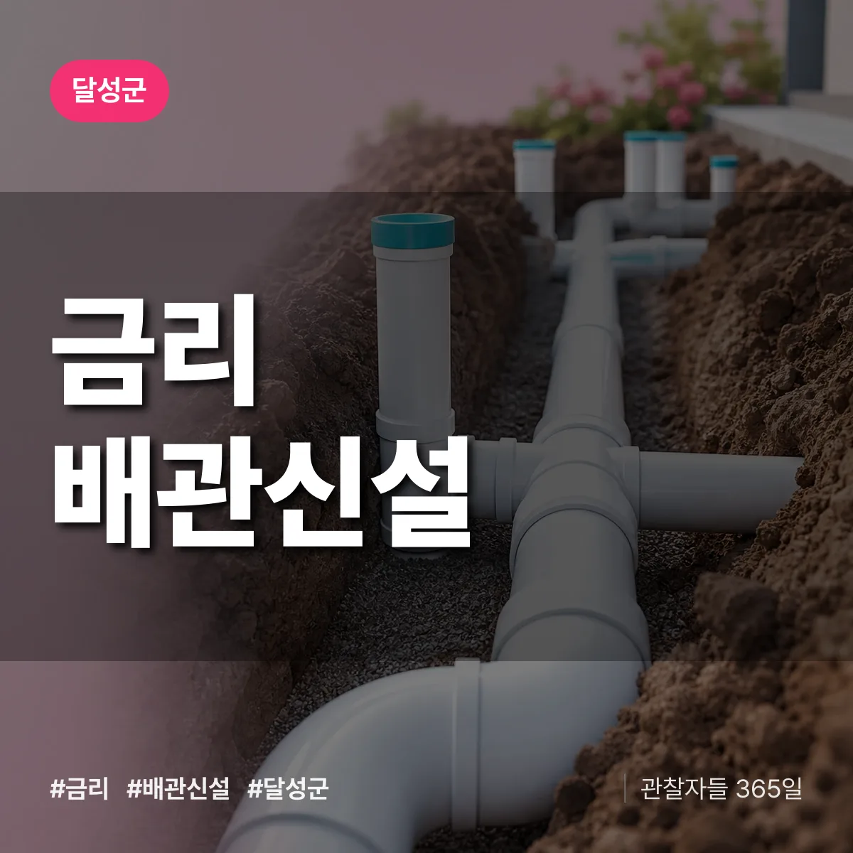 금리 배관 신설 배너