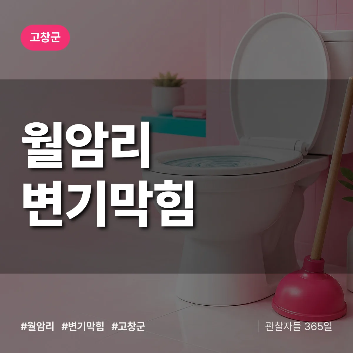 전북 고창군 월암리 변기막힘 배너
