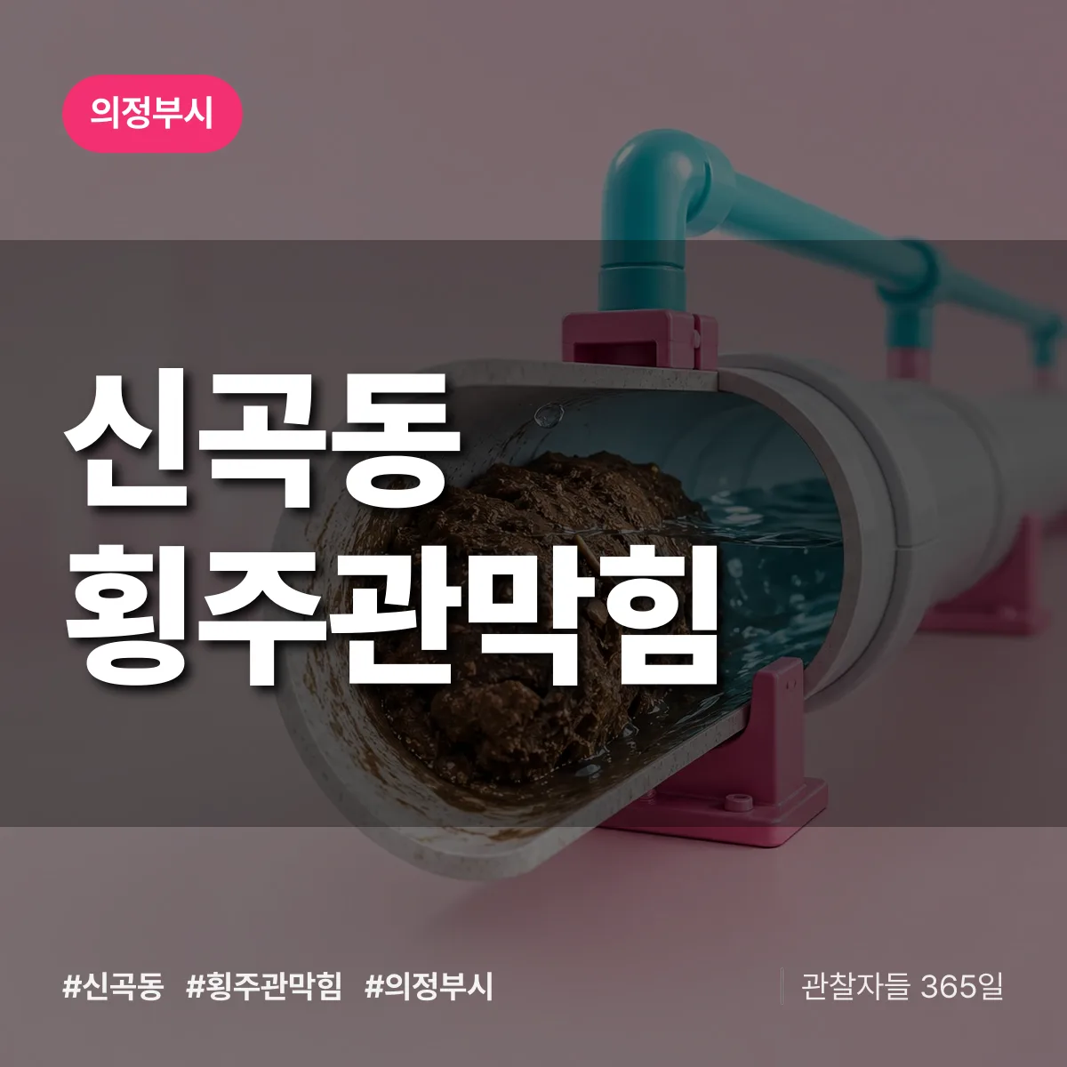 의정부시 신곡동 횡주관막힘 상담 배너