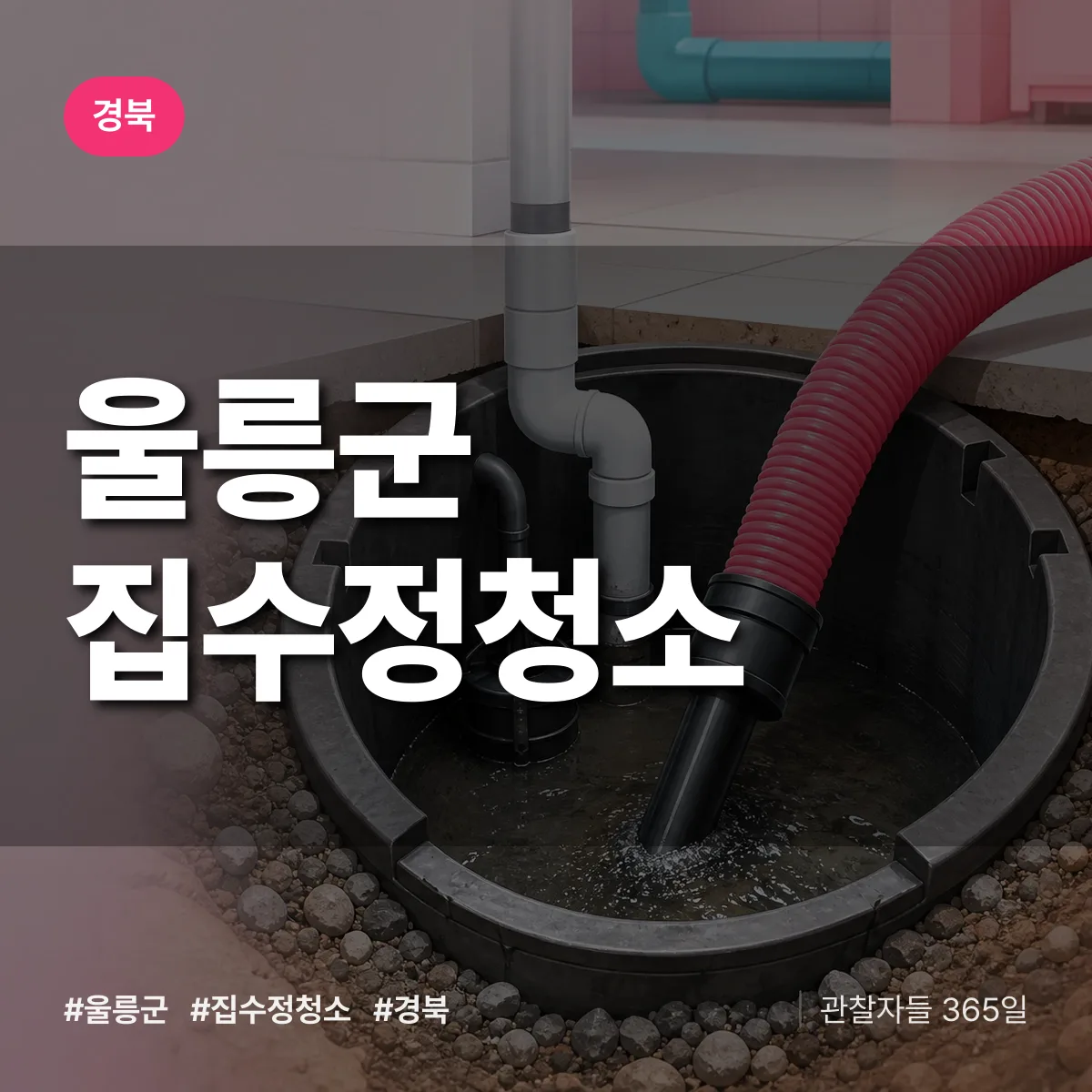 경북 울릉군 집수정청소 배너