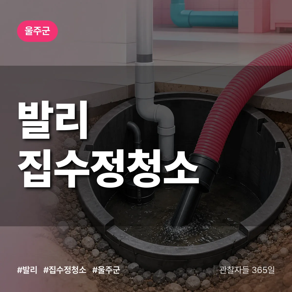 발리 집수정청소 배너