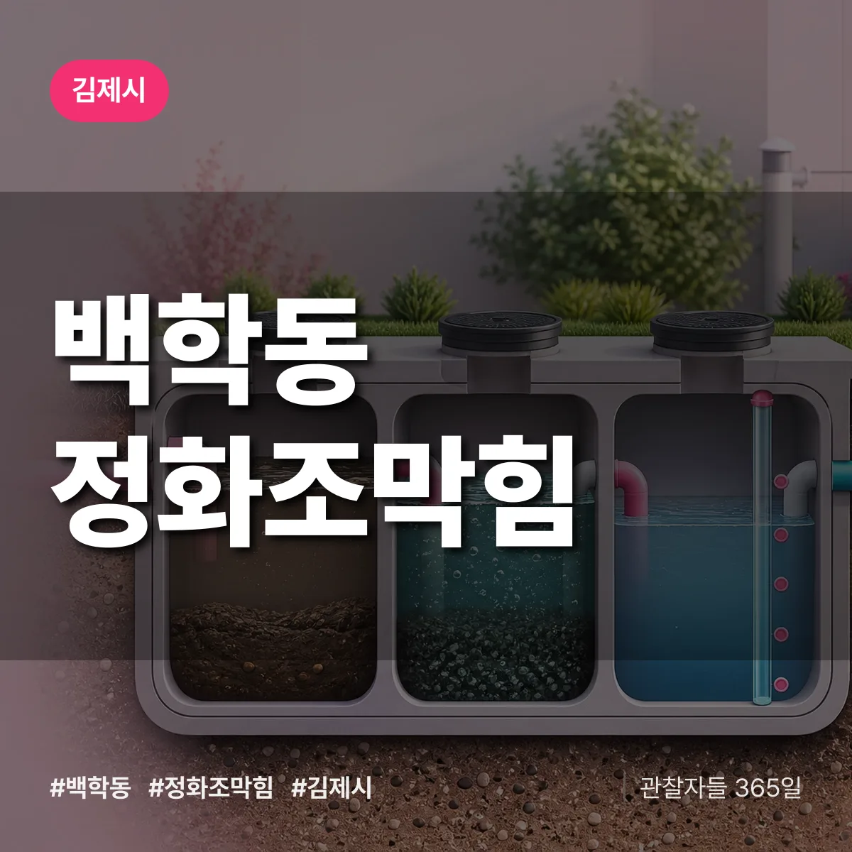 백학동 정화조막힘 배너