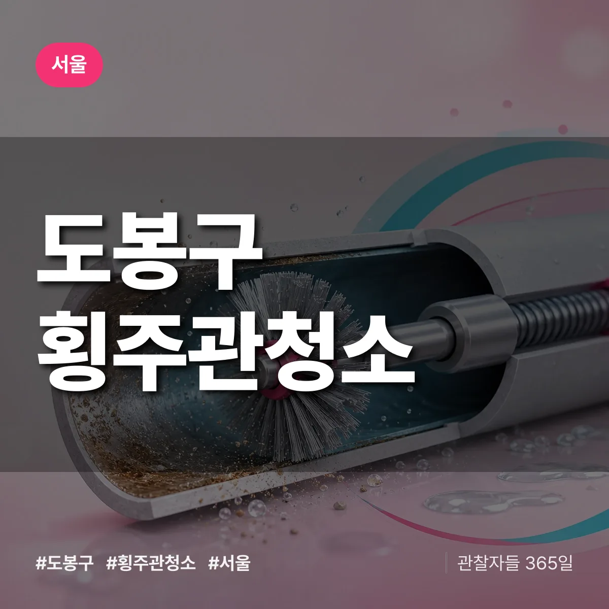 서울 도봉구 횡주관청소 배너