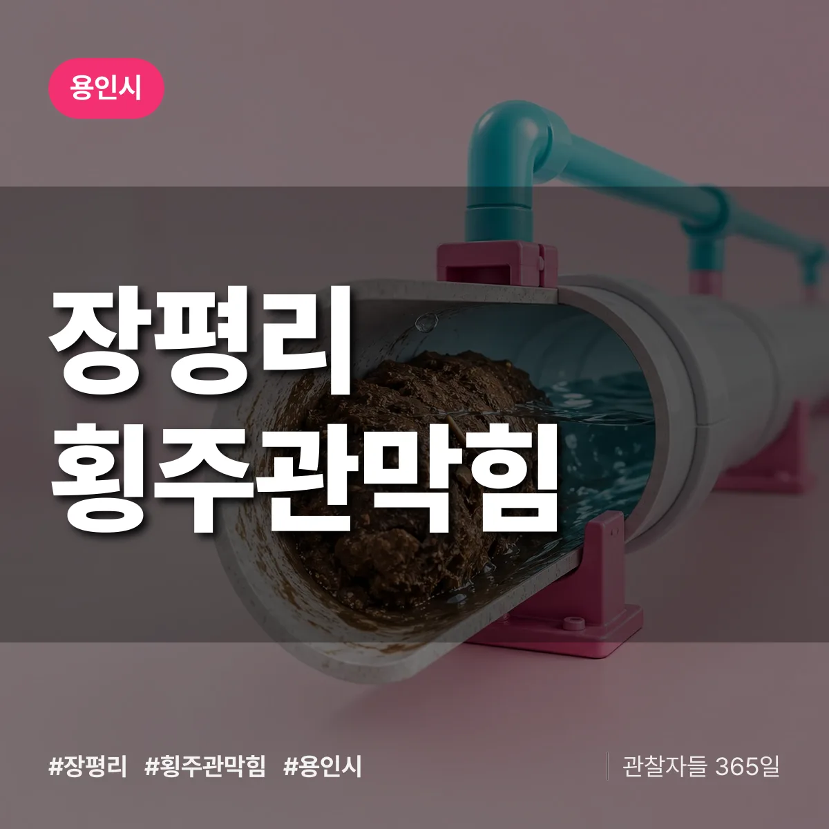 용인시 장평리 횡주관막힘 상담 배너