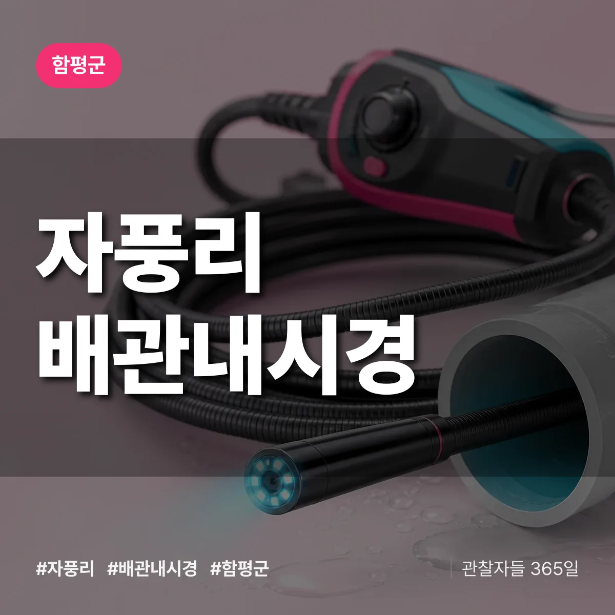 자풍리 배관내시경 배너