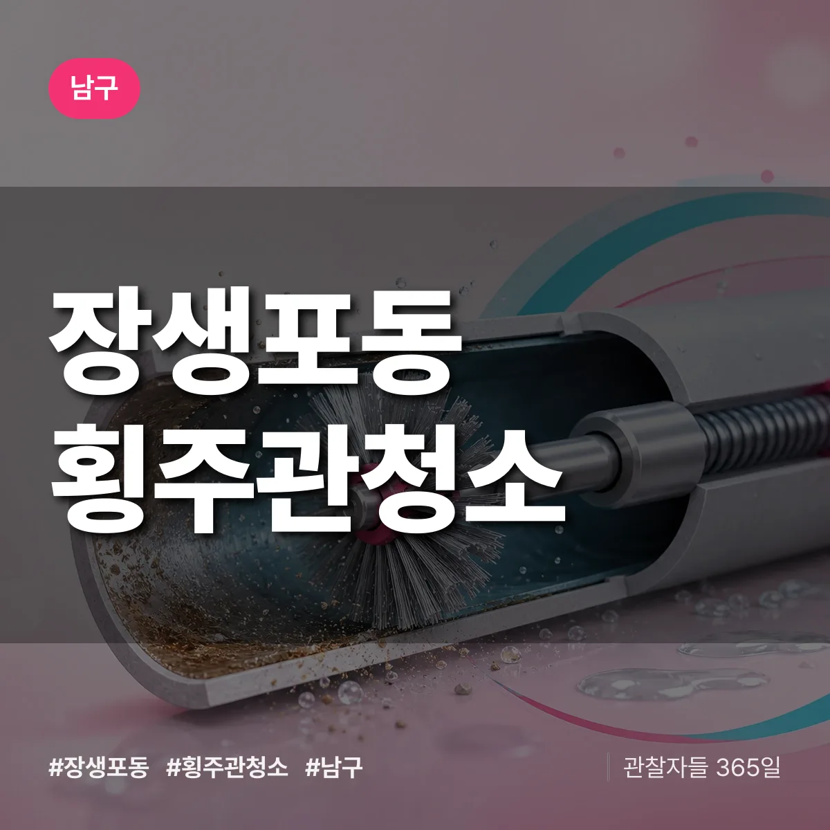 장생포동 횡주관청소 배너