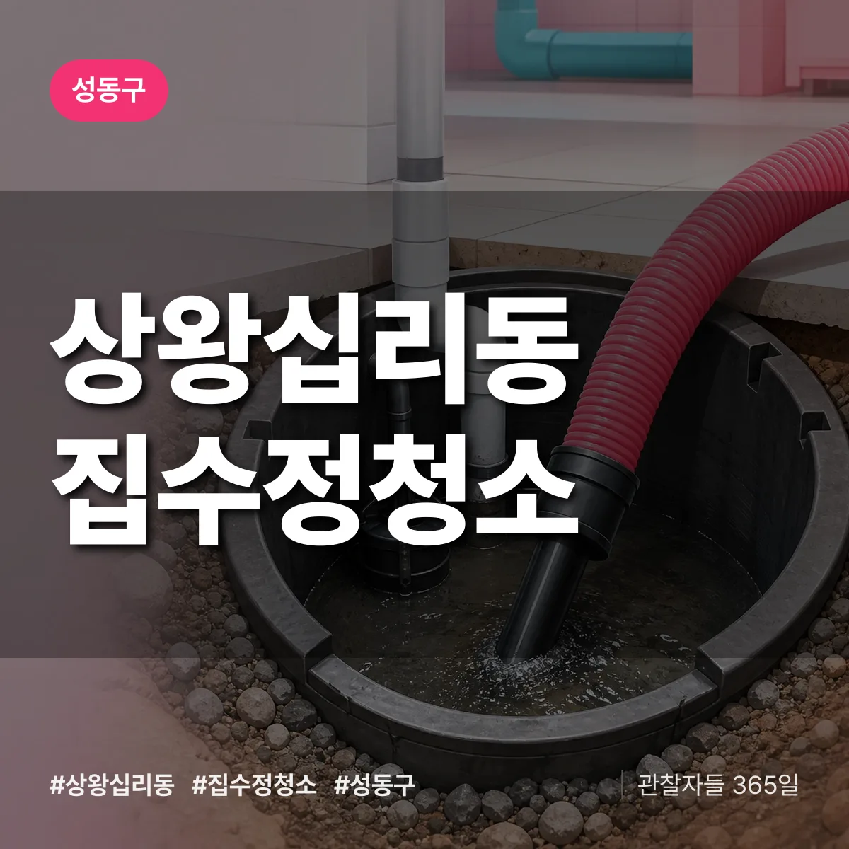 상왕십리동 집수정청소 배너