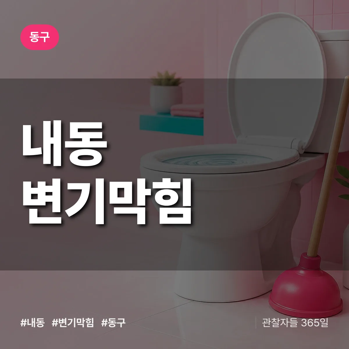 대구 동구 내동 변기막힘 배너