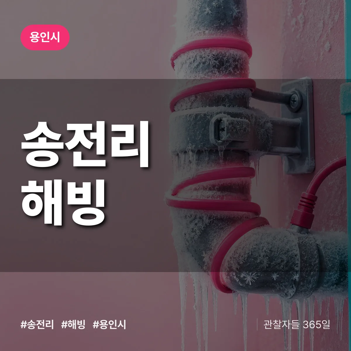 경기 용인시 송전리 해빙 배너