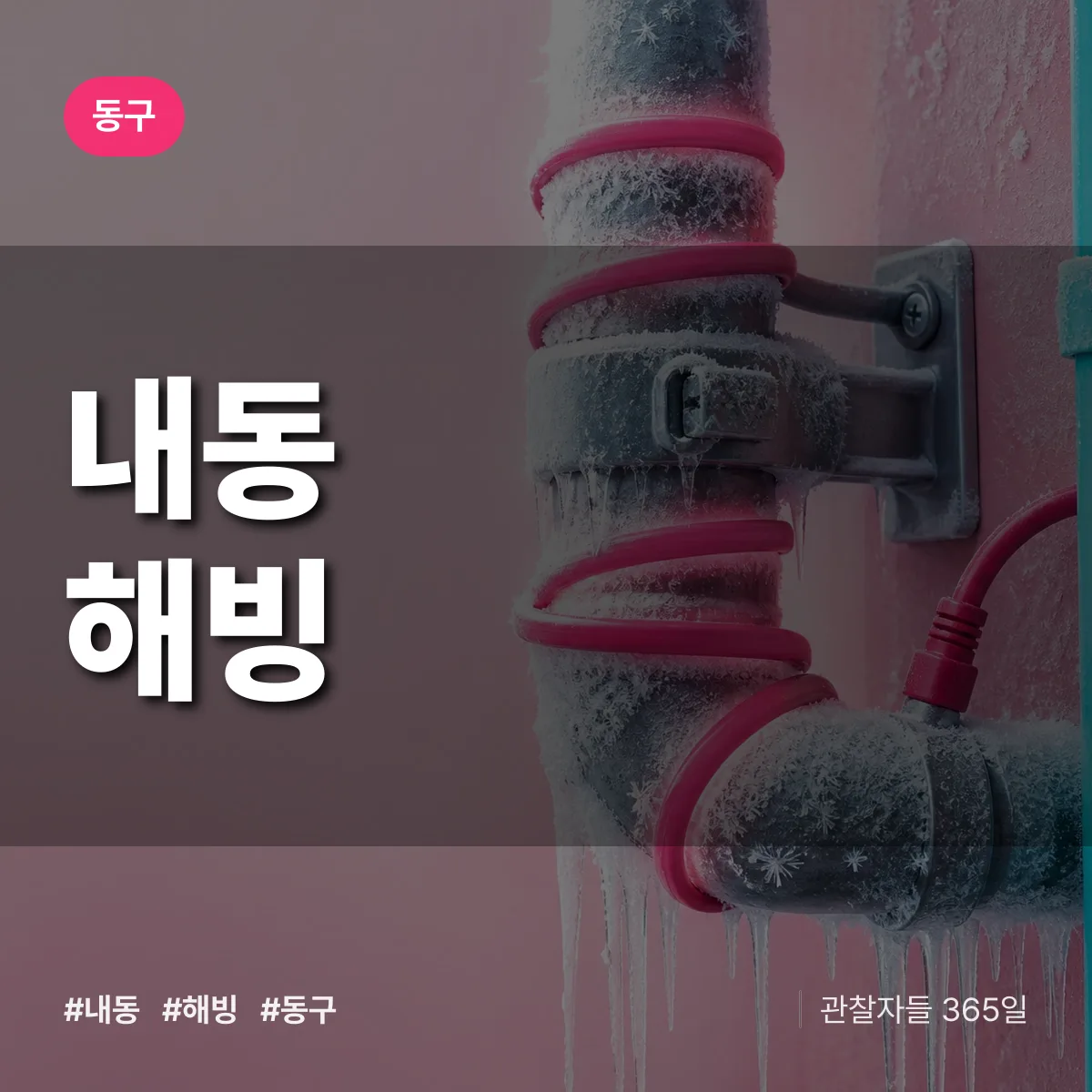 내동 해빙 배너