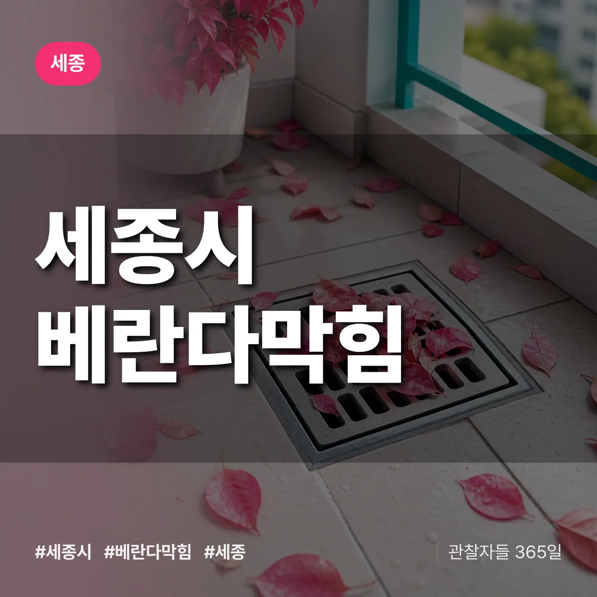 세종시 베란다막힘 배너