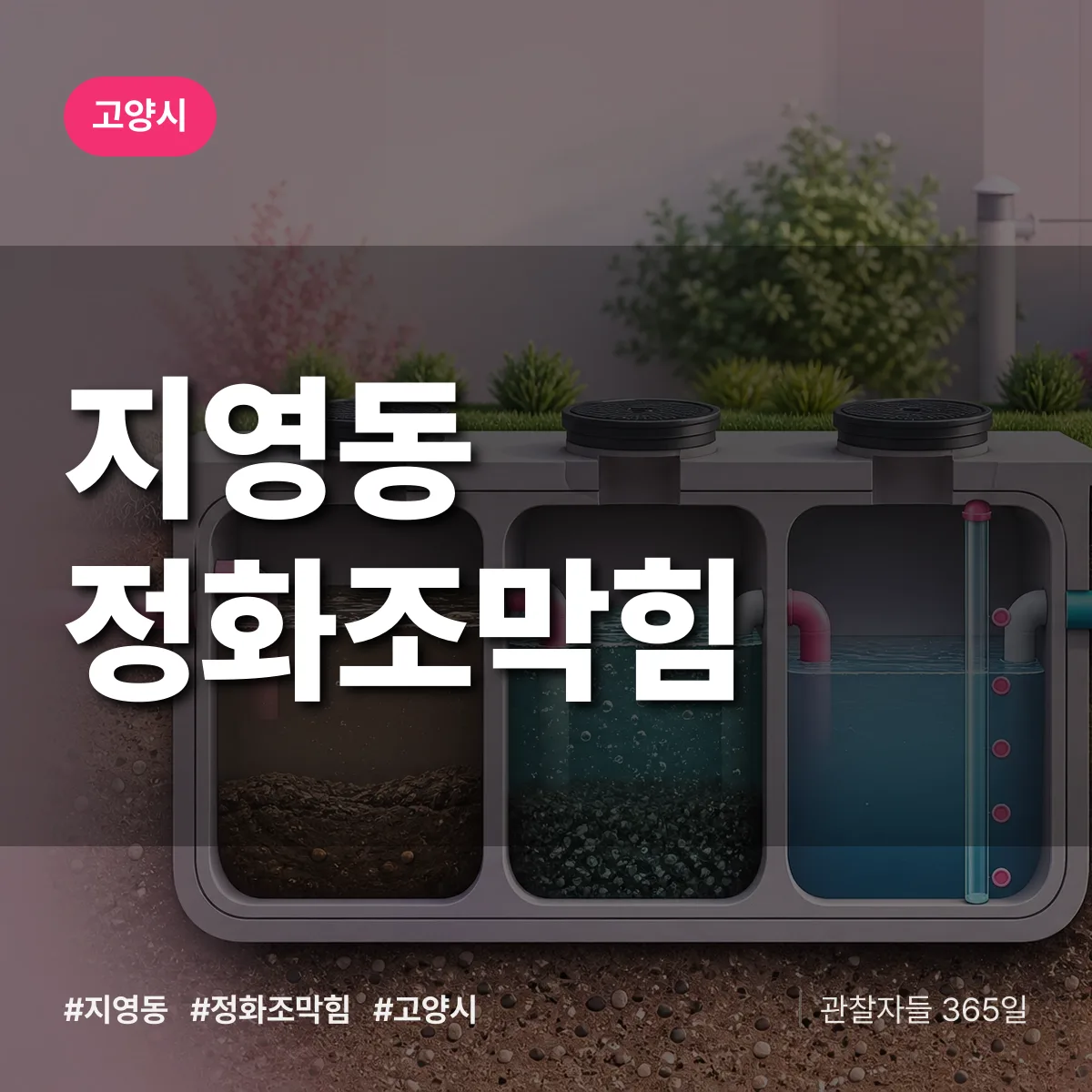 지영동 정화조막힘 배너