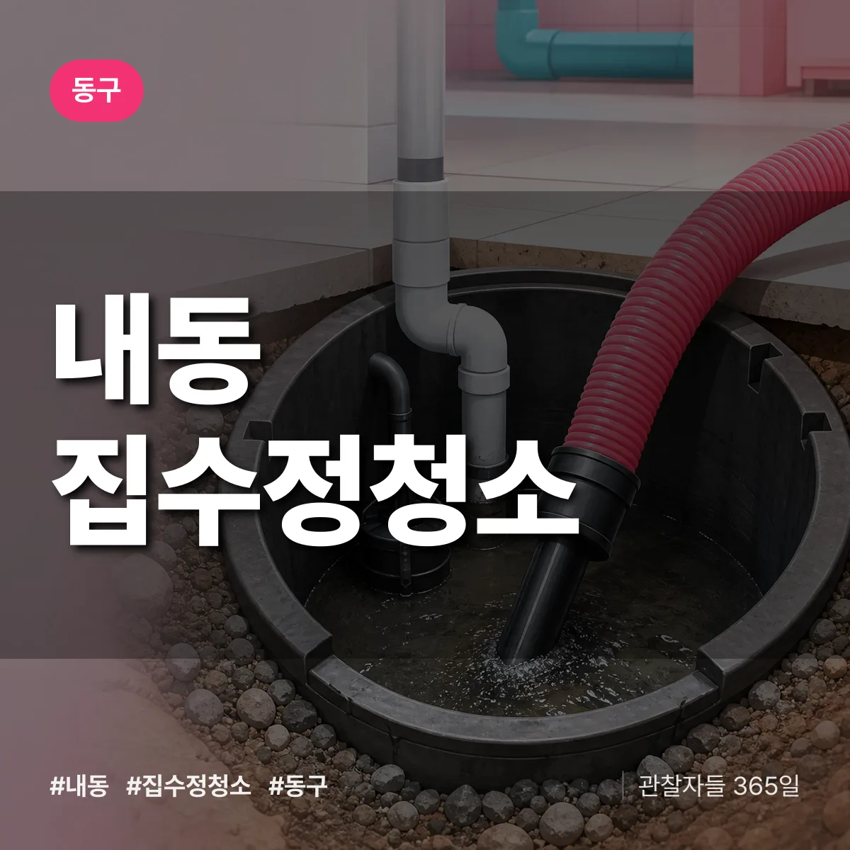 내동 집수정청소 배너