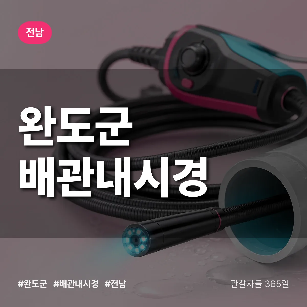 전남 완도군 배관내시경 배너