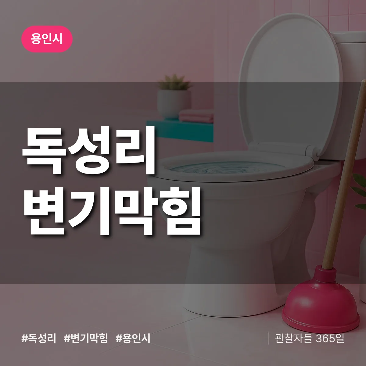 독성리 변기막힘 배너