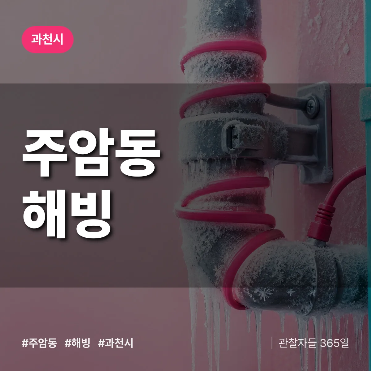주암동 해빙 배너