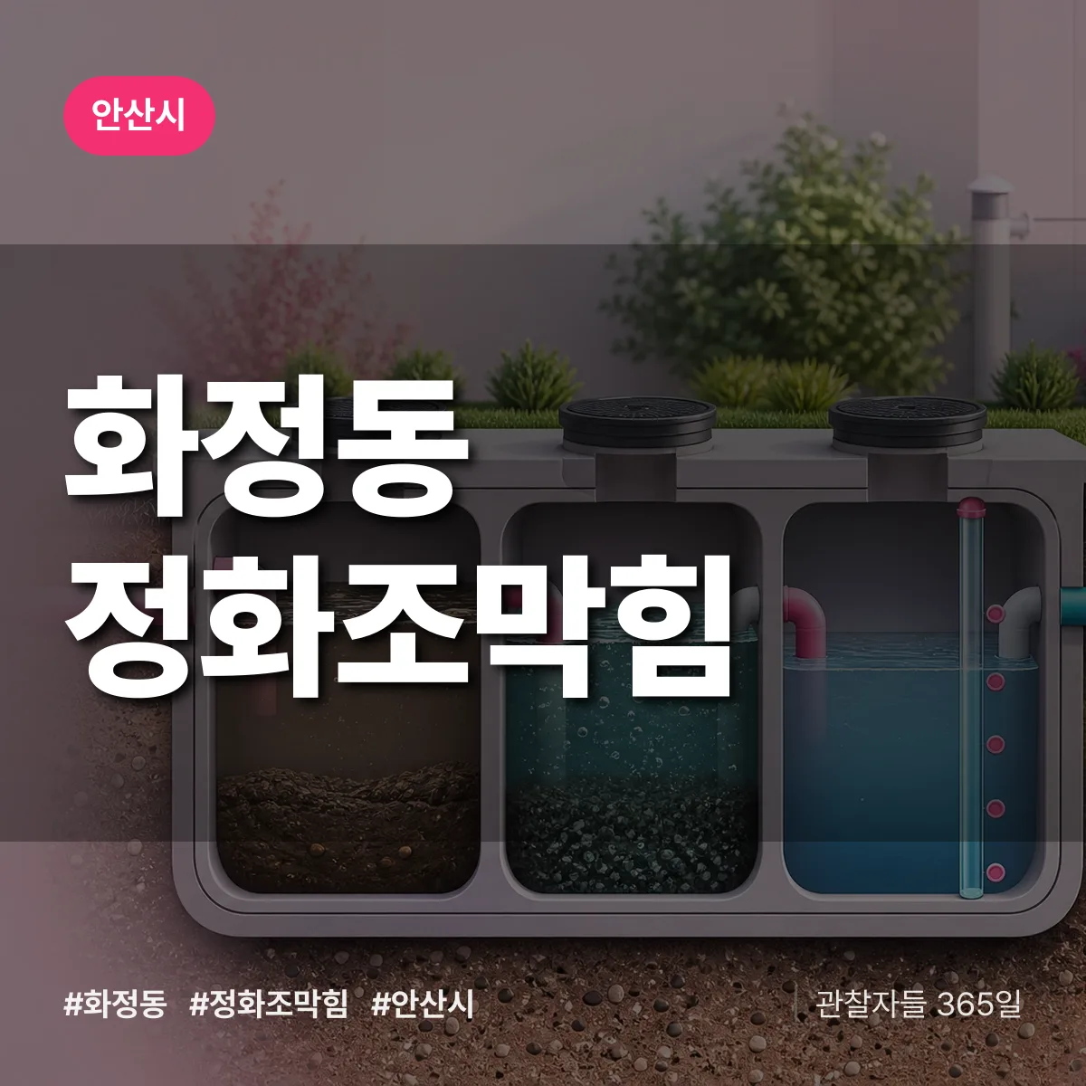 경기 안산시 화정동 정화조막힘 배너
