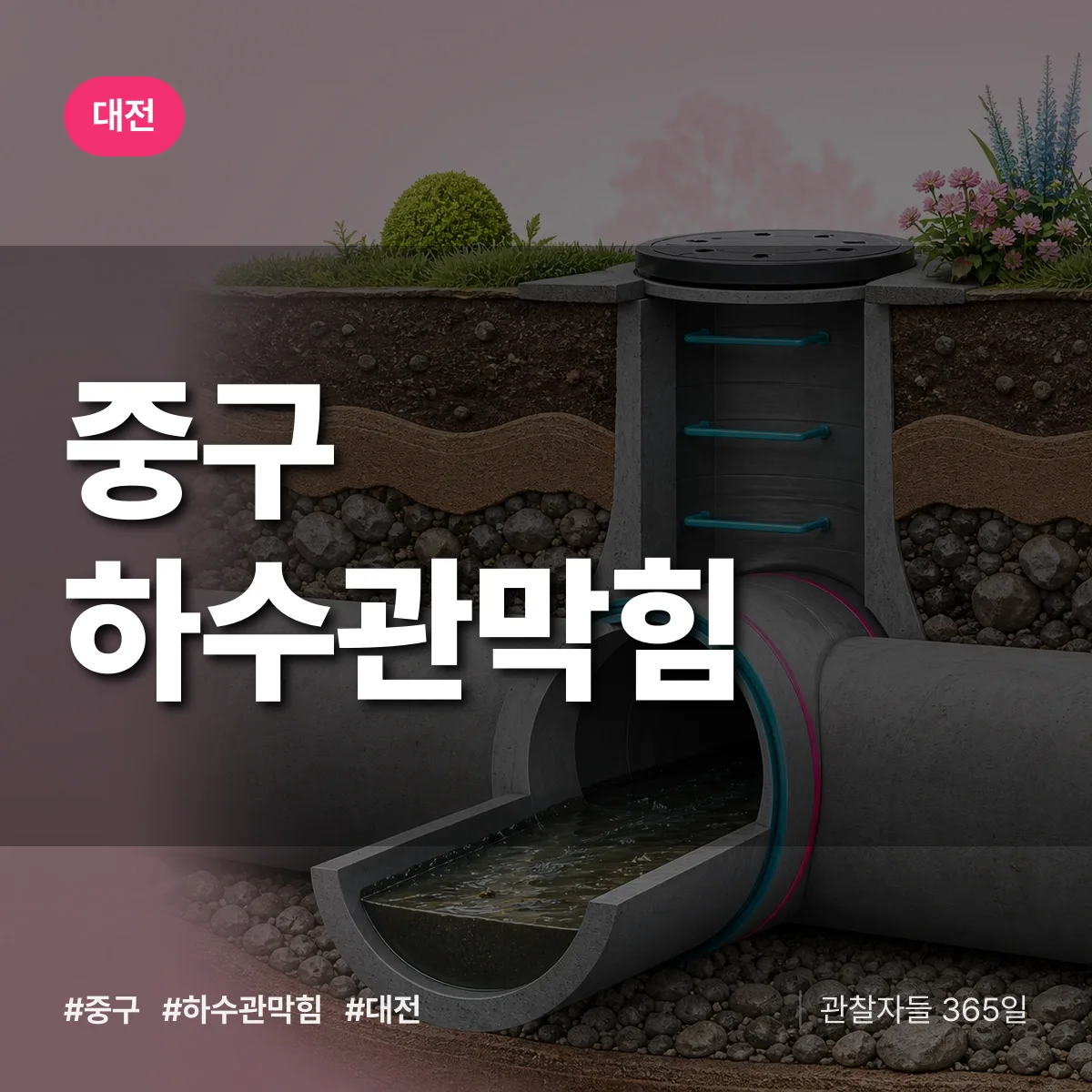 대전 중구 하수관막힘 상담 배너