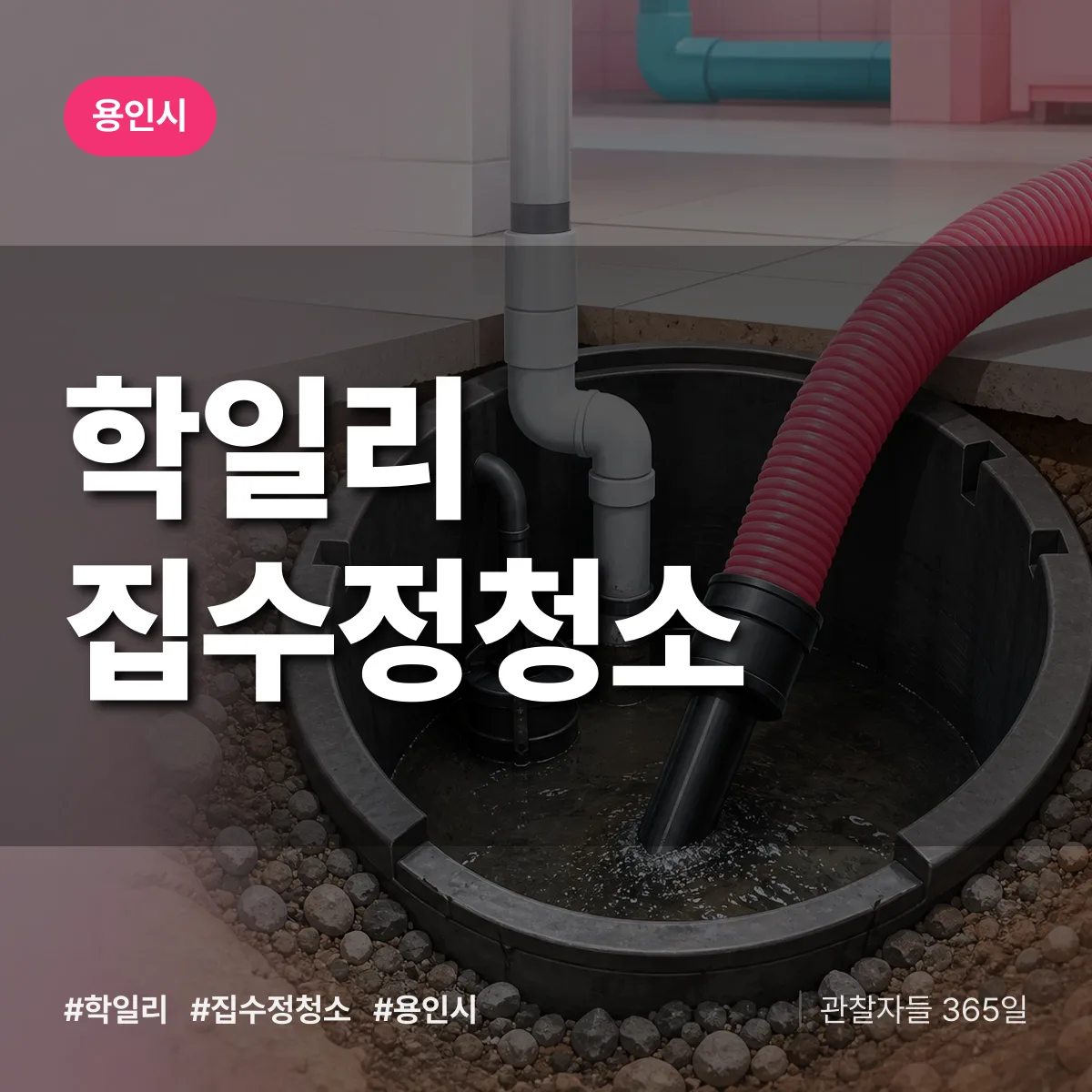 학일리 집수정청소 배너