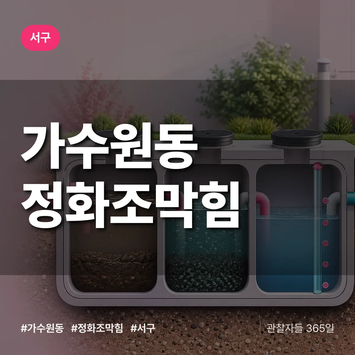 가수원동 정화조막힘 배너