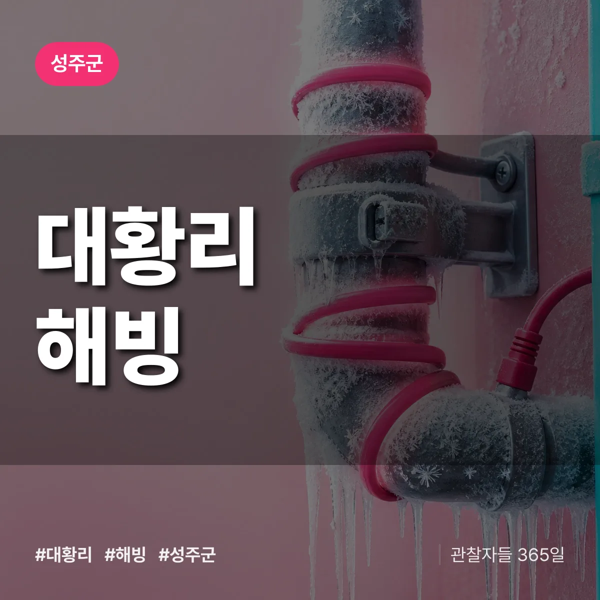대황리 해빙 배너