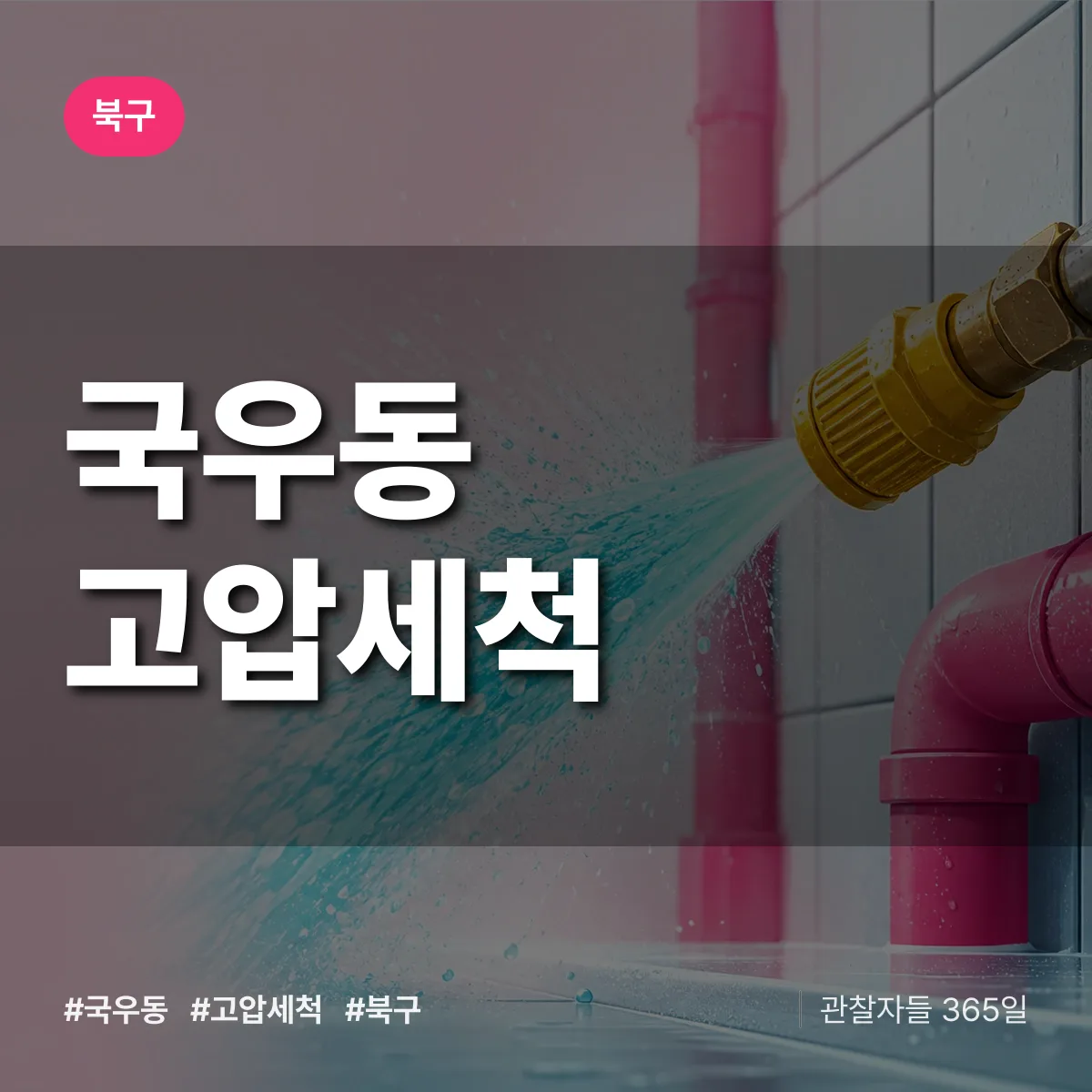 국우동 고압세척 배너
