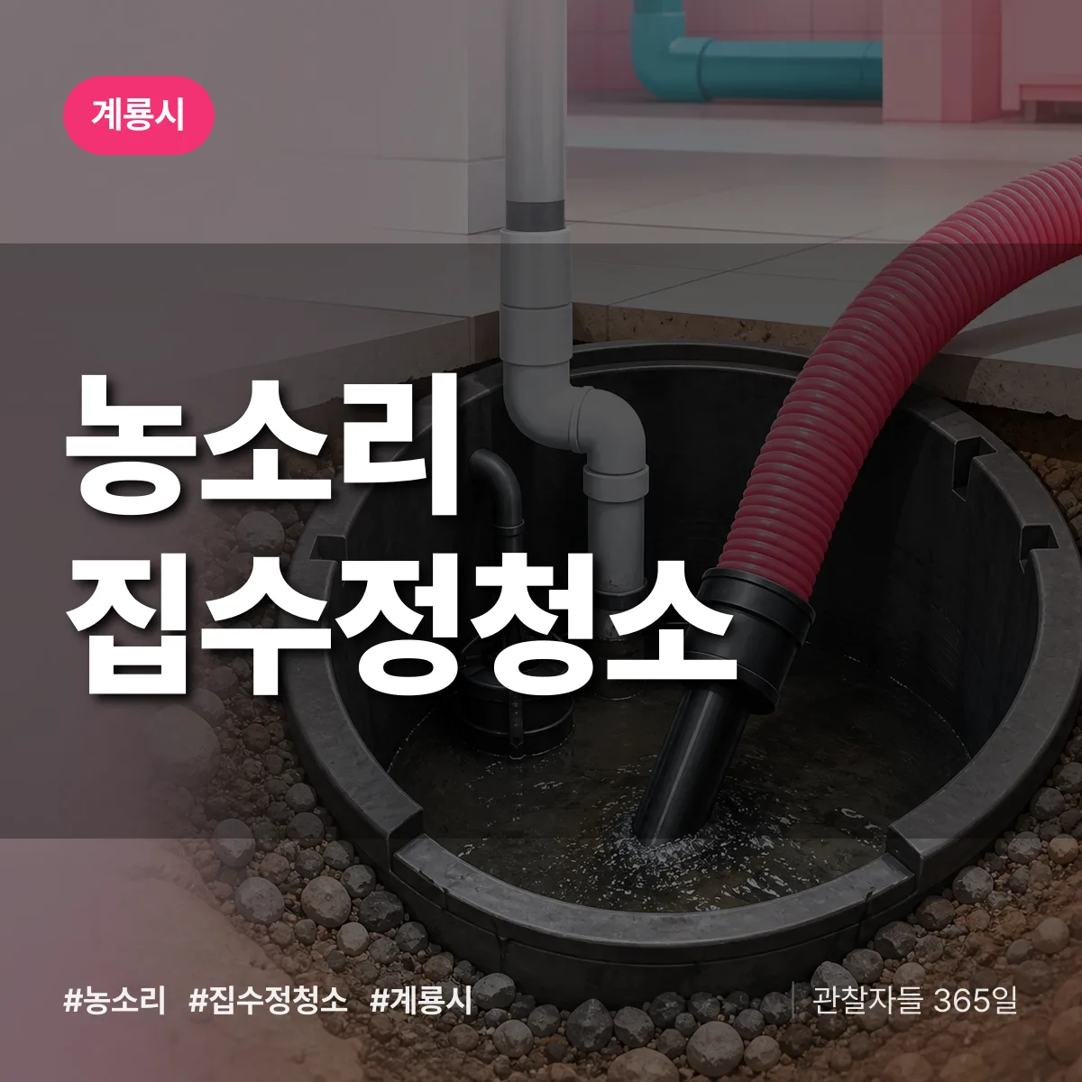 농소리 집수정청소 배너