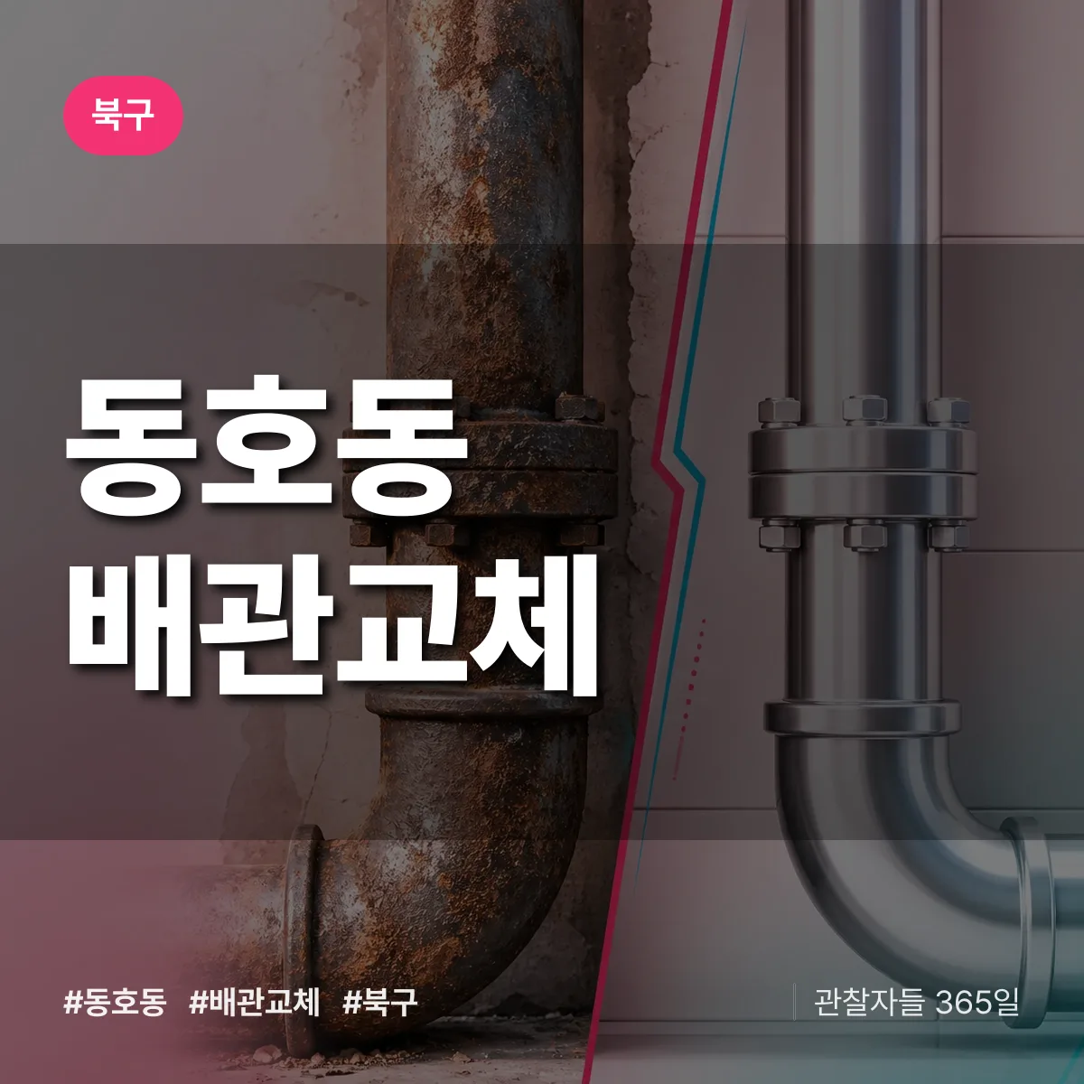 동호동 배관 교체 배너