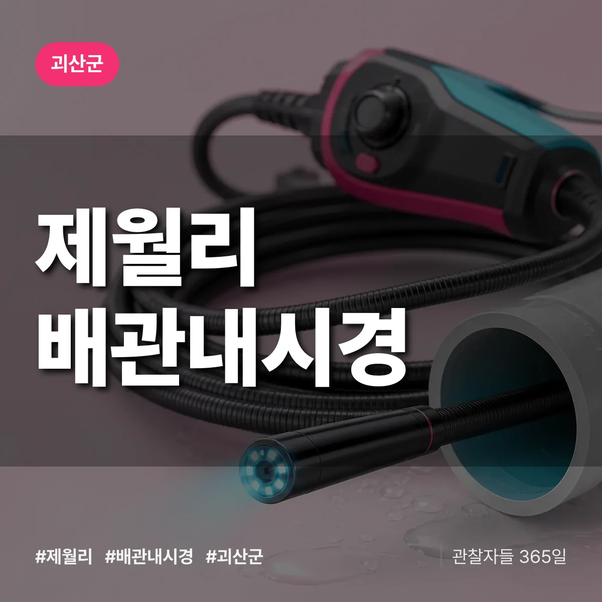 제월리 배관내시경 배너