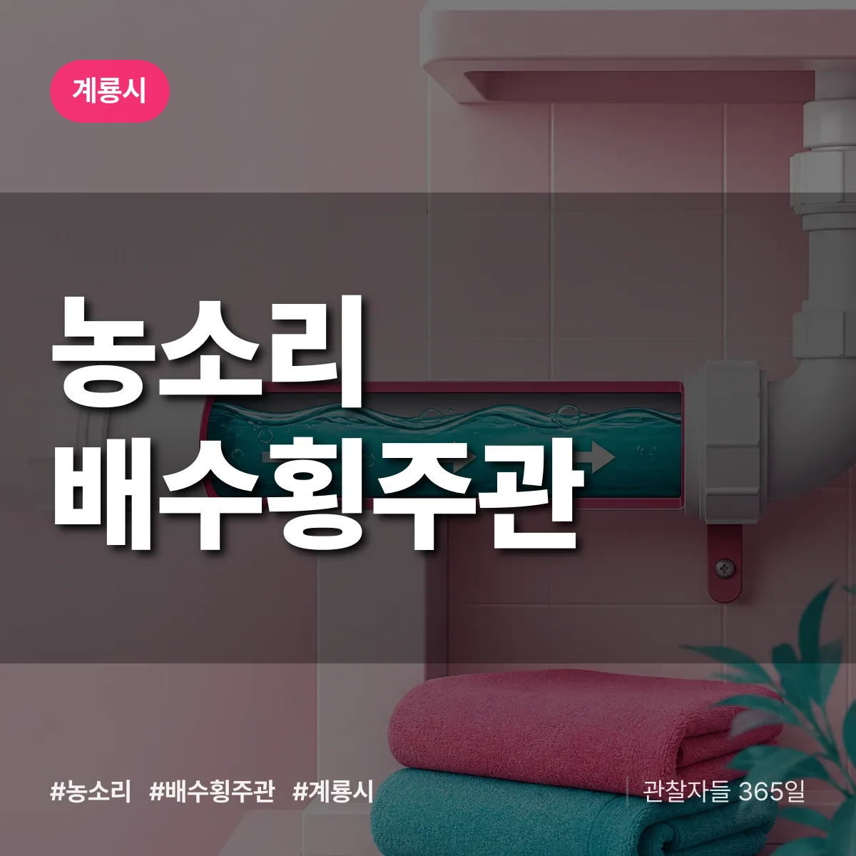 농소리 배수횡주관 배너