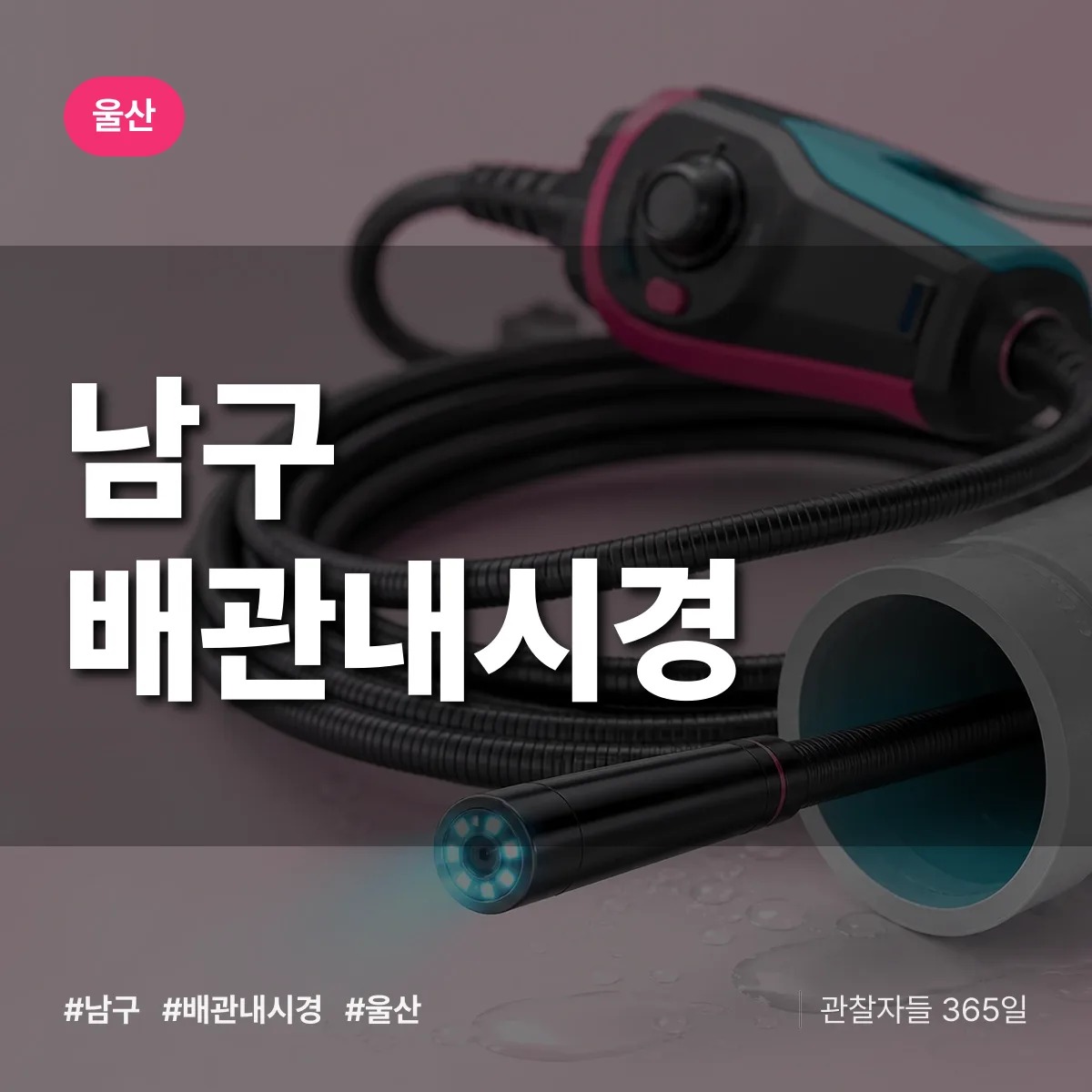 울산 남구 배관내시경 상담 배너
