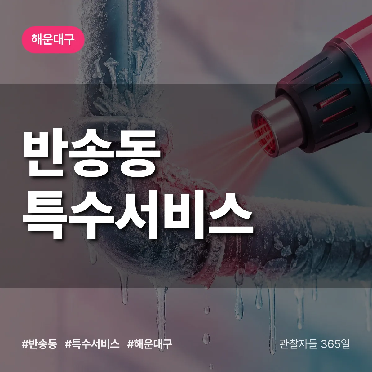 해운대구 반송동 특수서비스 상담 배너