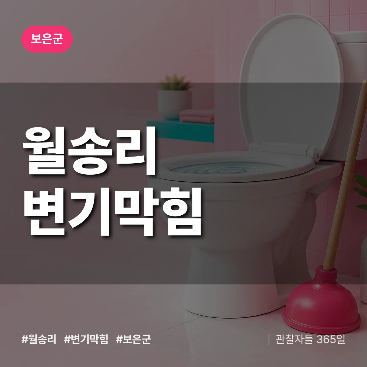 충북 보은군 월송리 변기막힘 배너