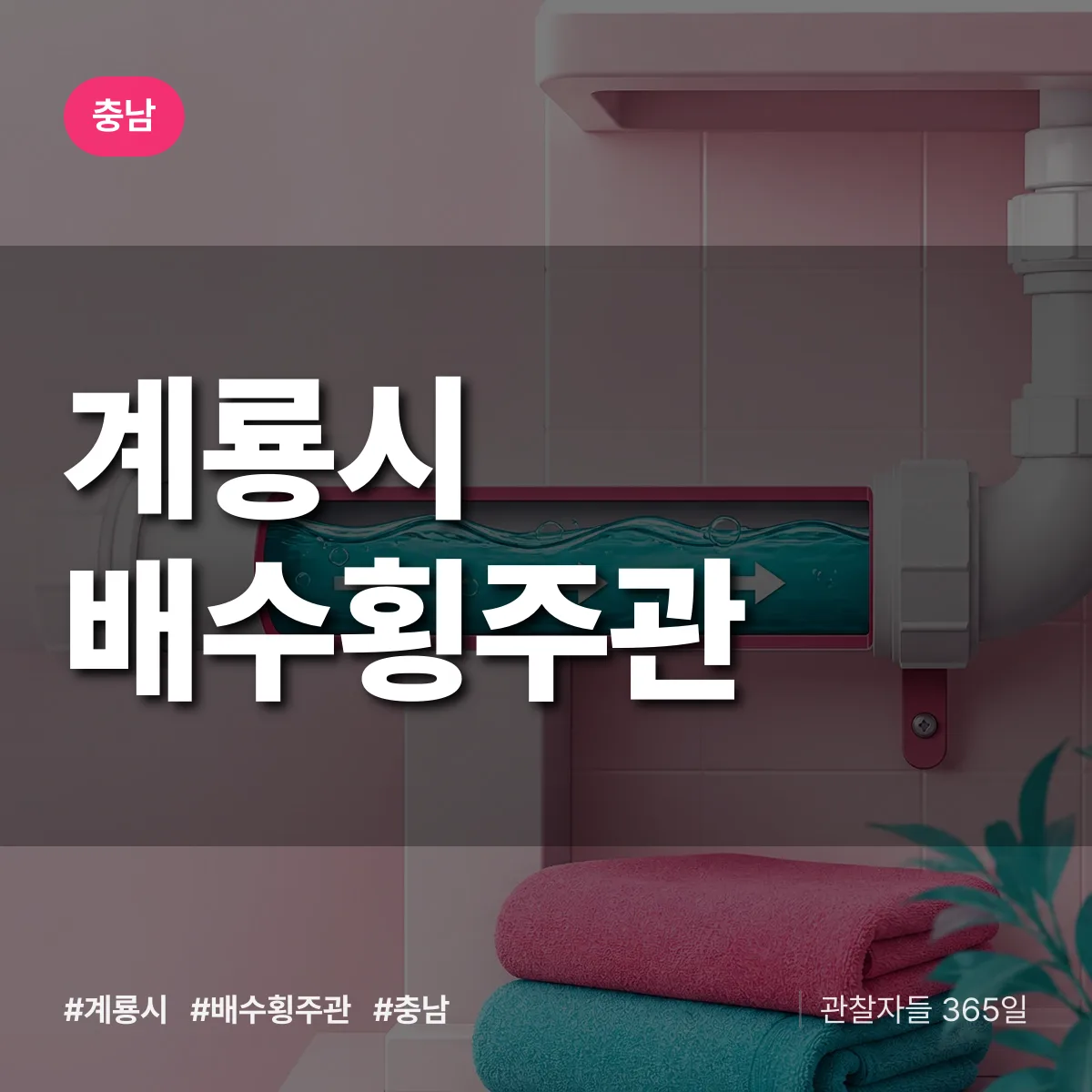 충남 계룡시 배수횡주관 배너