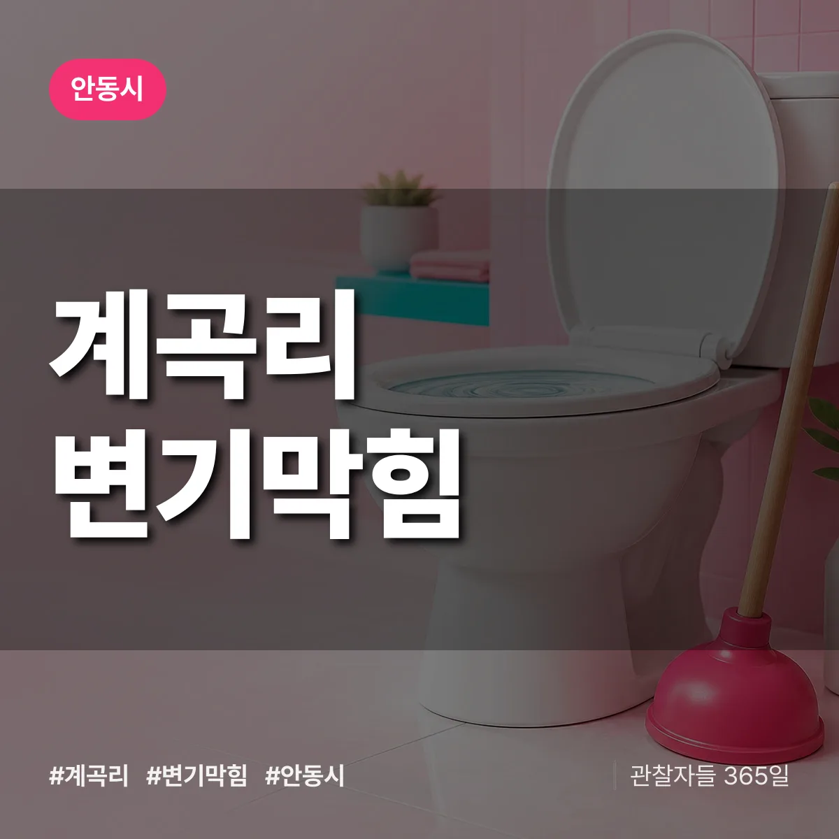 경북 안동시 계곡리 변기막힘 배너
