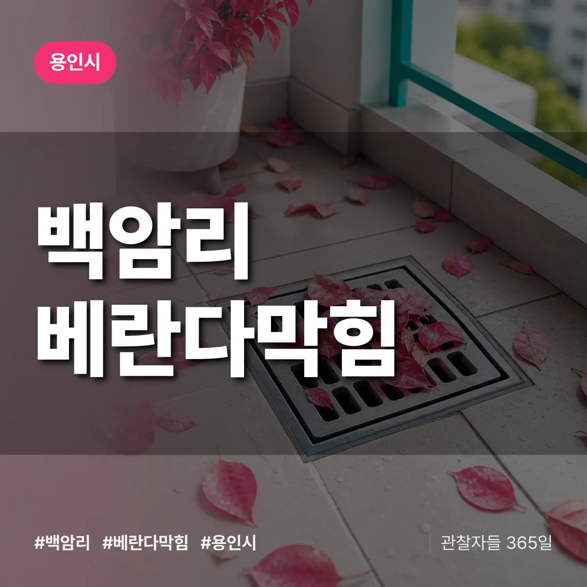 백암리 베란다막힘 배너