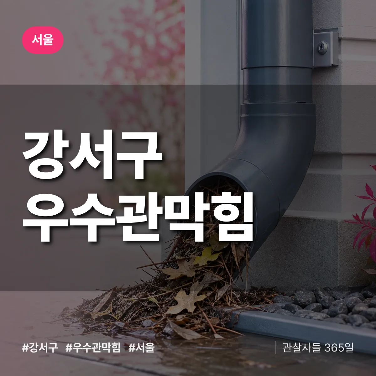 서울 강서구 우수관막힘 상담 배너