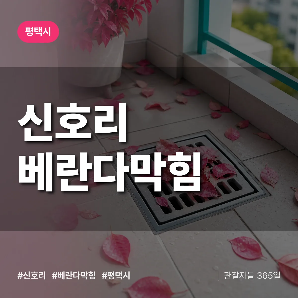 신호리 베란다막힘 배너