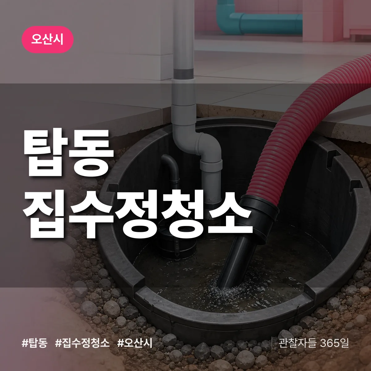 탑동 집수정청소 배너