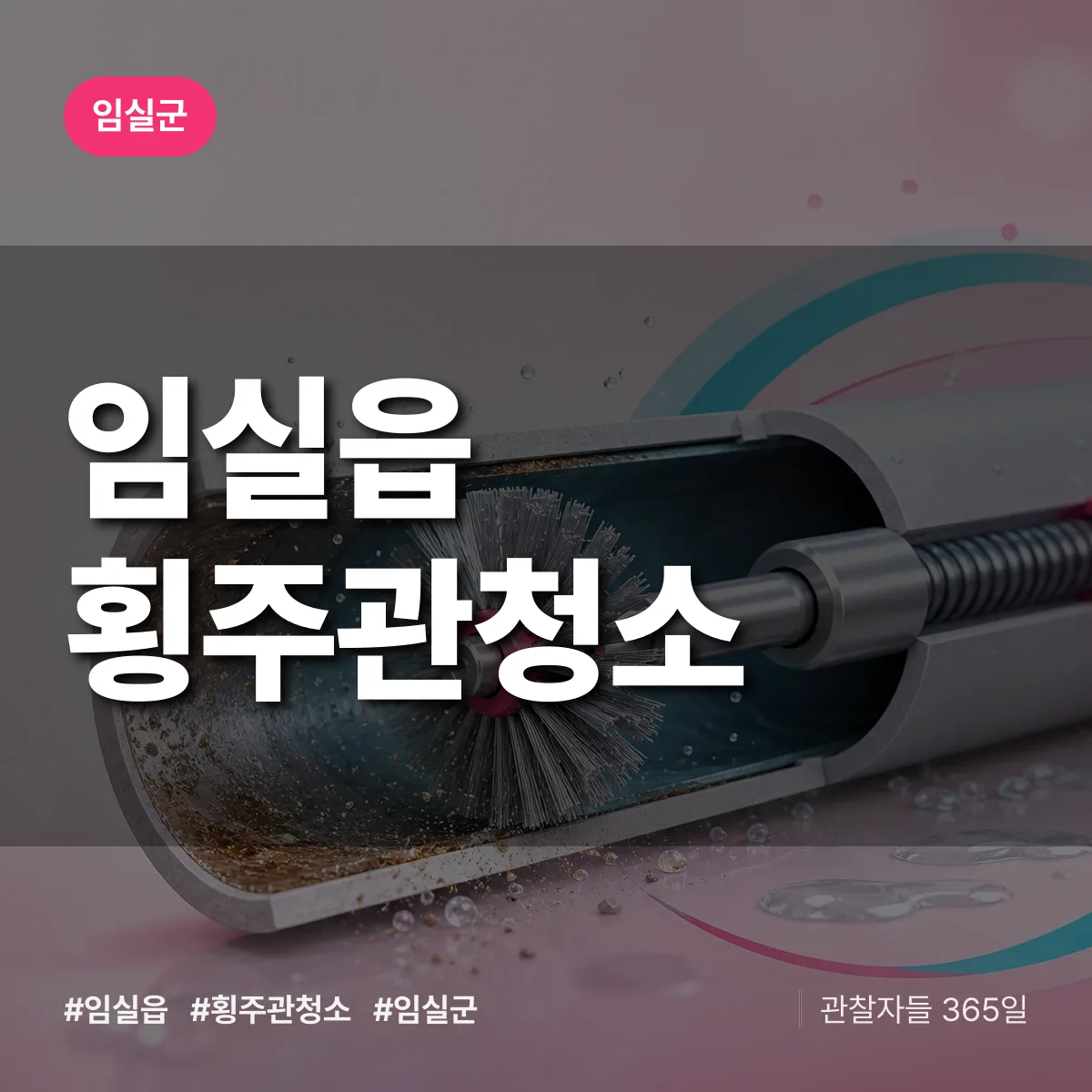 임실읍 횡주관청소 배너