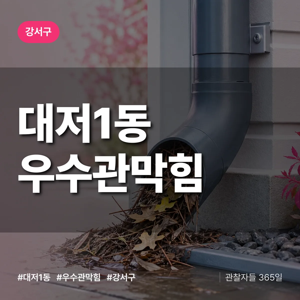 강서구 대저1동 우수관막힘 상담 배너